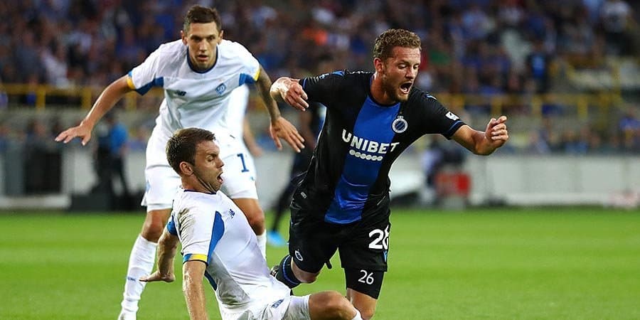 «Динамо Киев» сыграл вничью с «Брюгге» и отправился в Лигу Европы