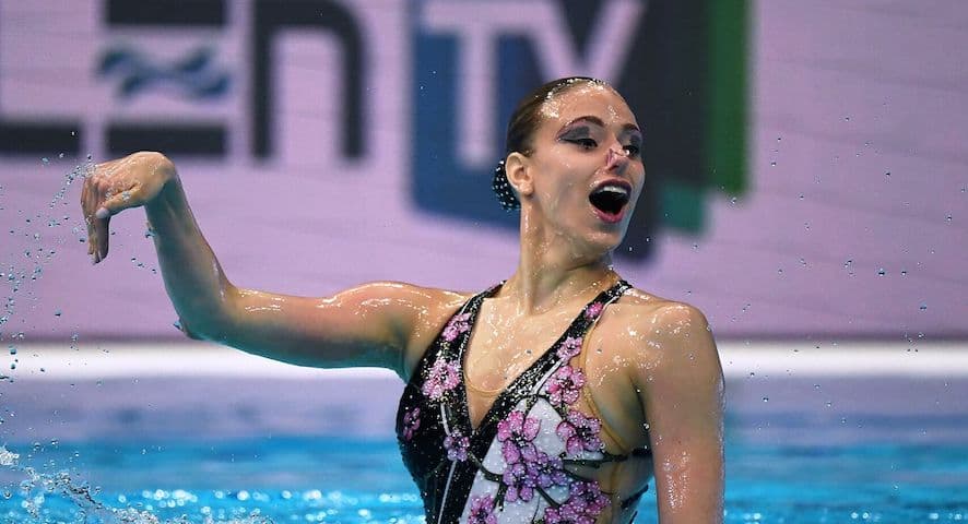 Варвара Субботина завоевала золото ЧЕ по водным видам спорта, победив в произвольной программе соло