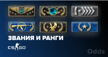 Counter Strike Global Offensive: Звания и ранги