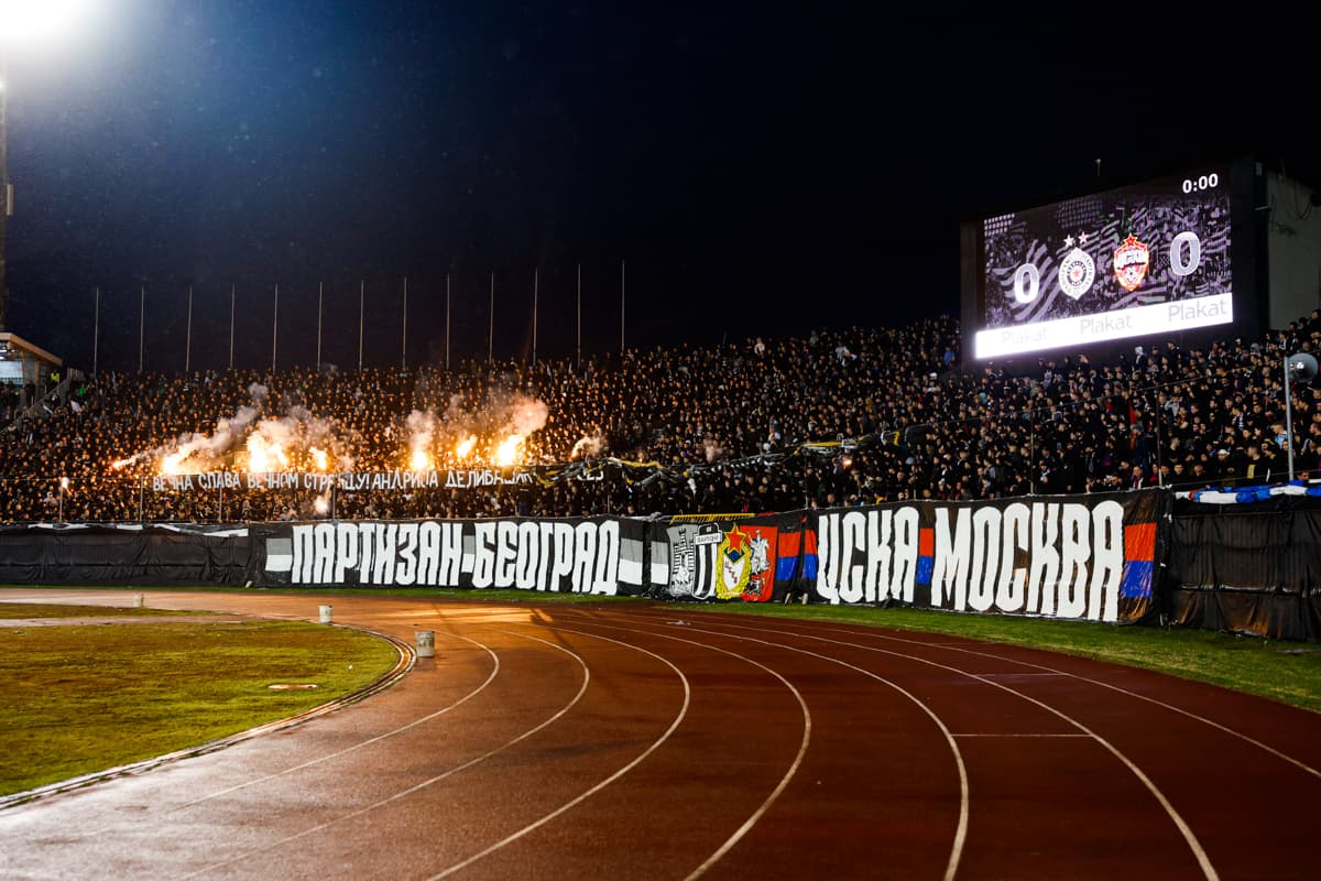 Дивеев - об атмосфере на матче с «Партизаном»: салюты - это, наверное, перебор