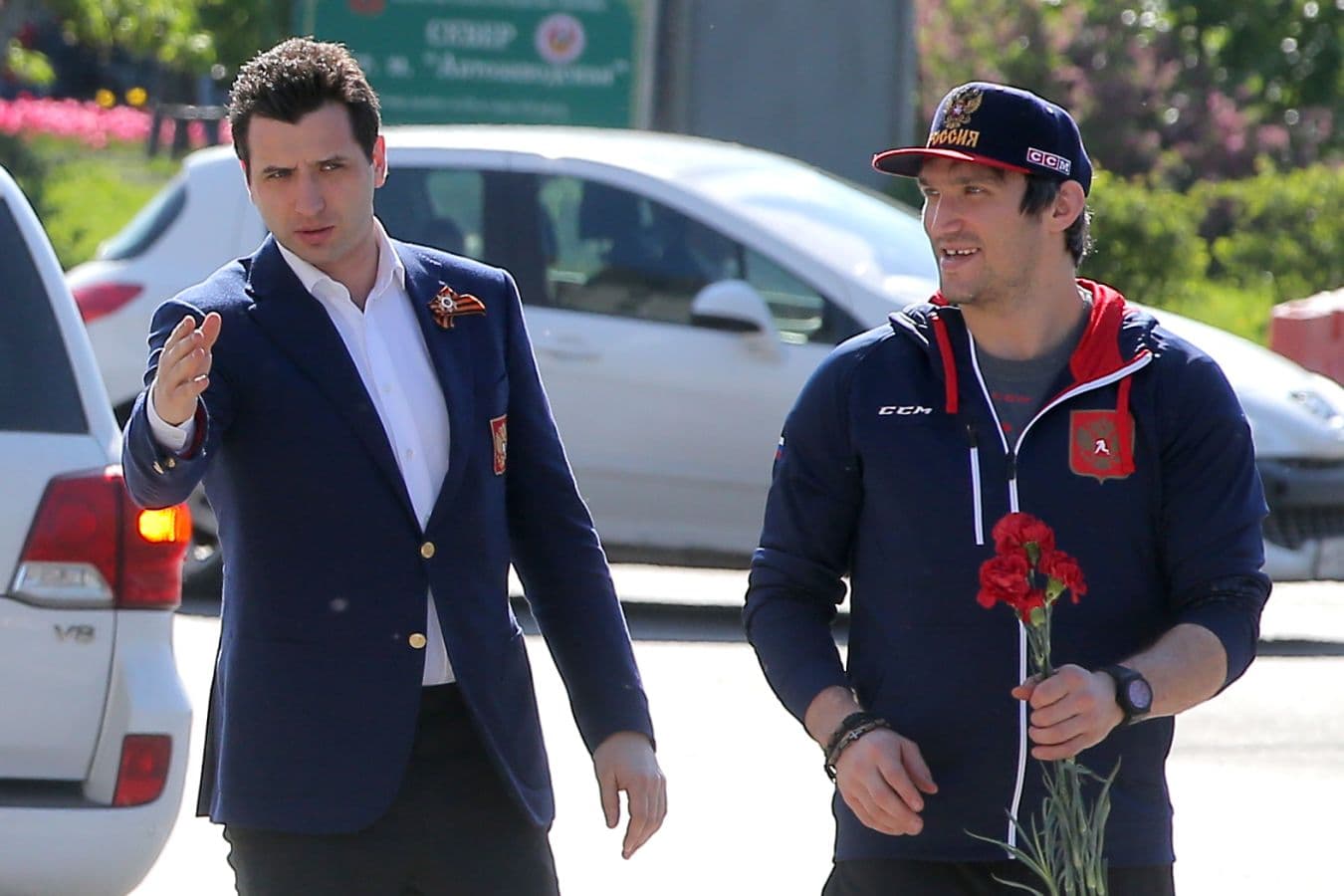 Роман Ротенберг (слева) и Александр Овечкин. Фото: Чемпионат