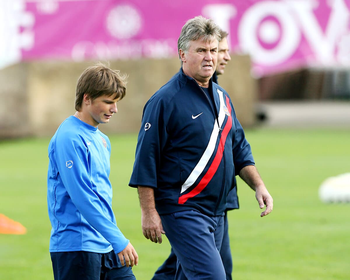 Андрей Аршавин и Гус Хиддинк. Фото: РФС