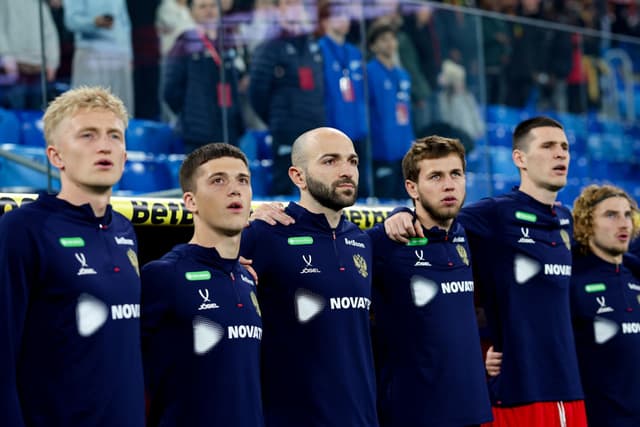 Футболисты сборной России. Фото: Чемпионат