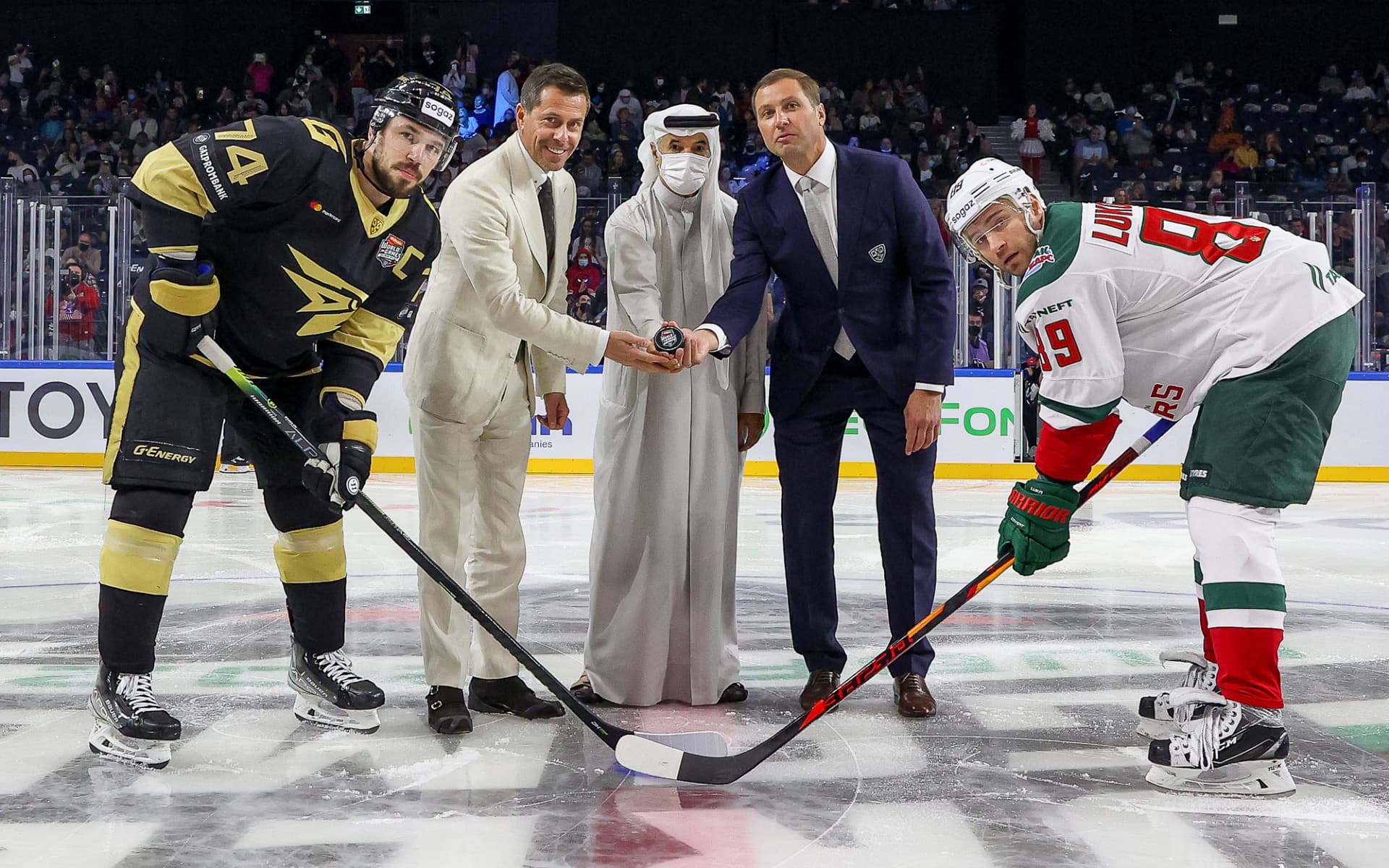 Выставочный матч КХЛ в Дубае. Фото: КХЛ