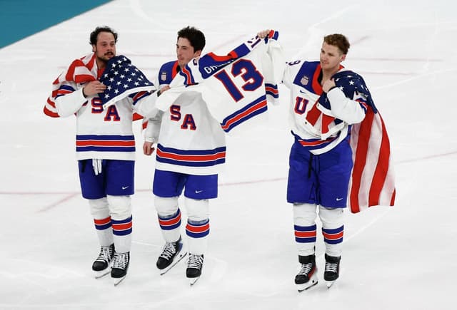 Хоккеисты сборной США. Фото: REUTERS