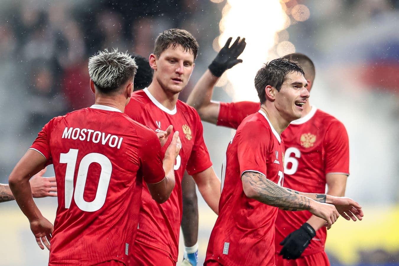 Футболисты сборной России. Фото: Чемпионат