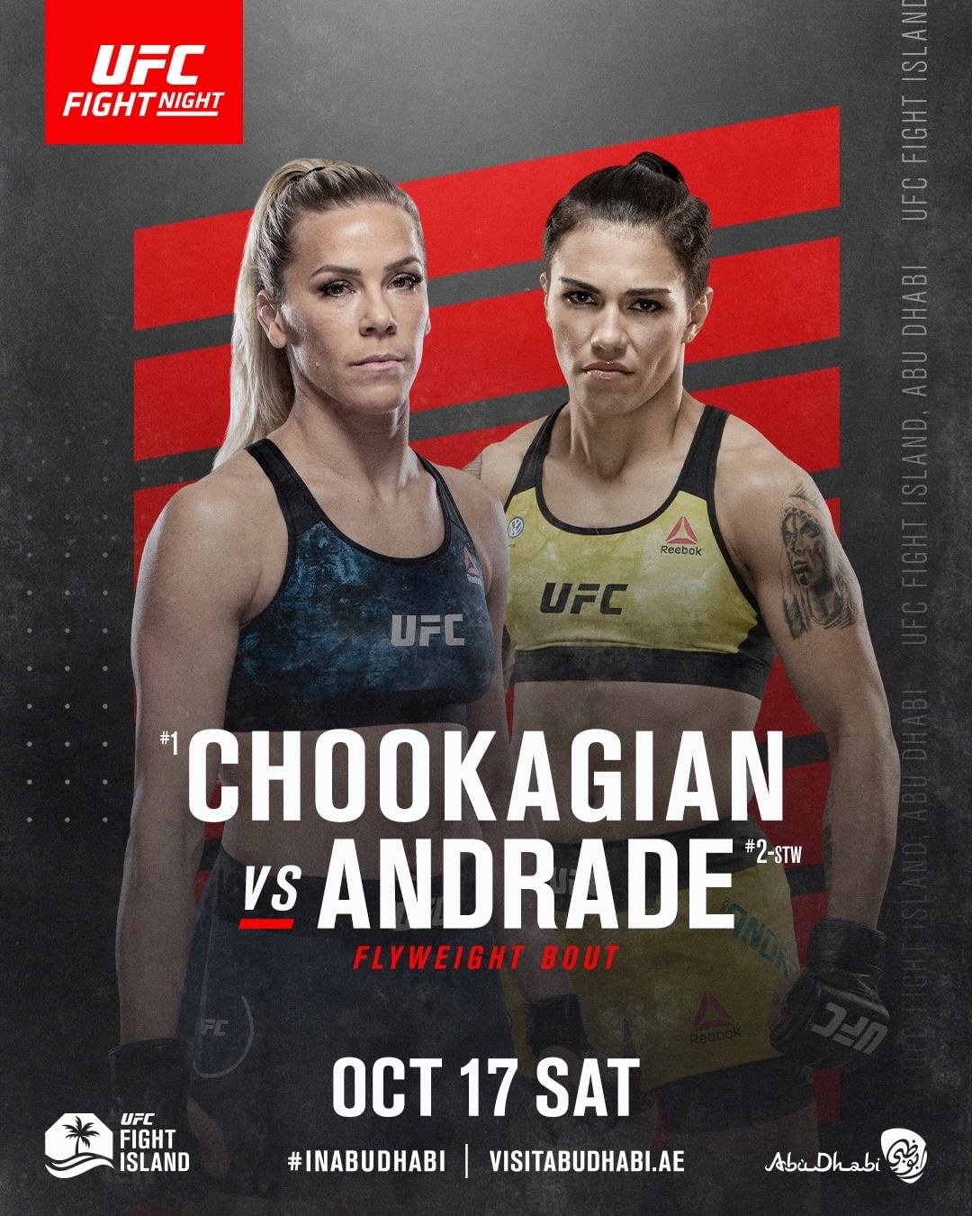 UFC 287 афиша.