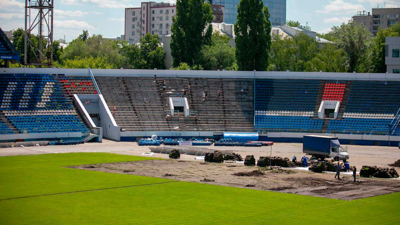 Реконструкция стадиона факел в воронеже фото